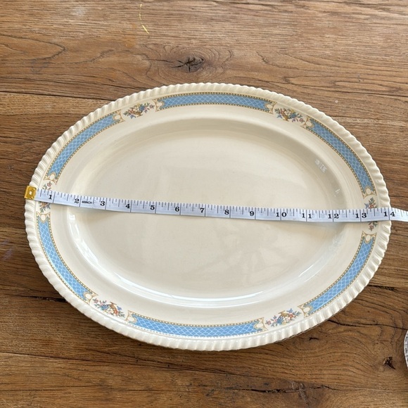 Vintage HTF Johnson Bros. Belvedere plate, Stamped Old English 14x11 - Picture 3 of 5